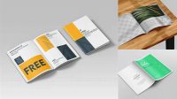 1001+ Square Booklet Mockup Digital Download