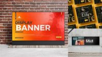 1009+ Web Banner Mockup PSD Free Download