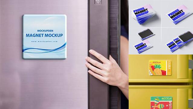 1012+ Magnet Mockup Psd Free Best for Showcase