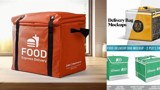 1021+ Food Delivery Bag Mockup Free Easy Editable