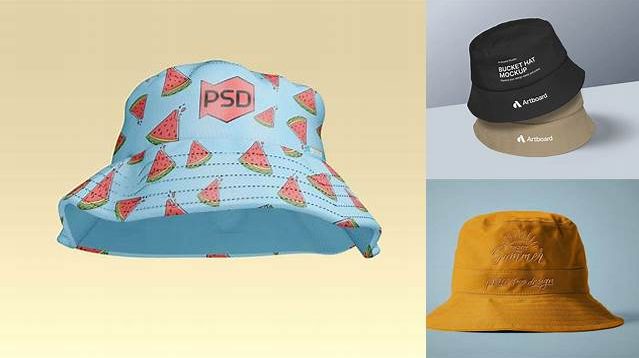 1022+ Bucket Hat Mockup Free Graphic Mockup PSD