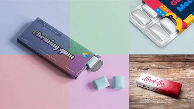 1025+ Chewing Gum Packaging Mockup Free For Free Download