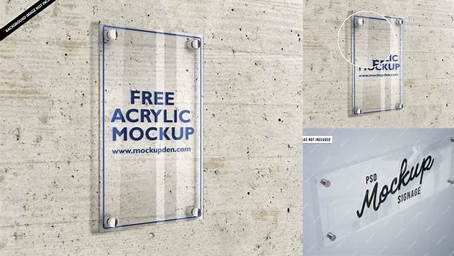 1031+ Acrylic Mockup Psd Free Modern PSD Templates