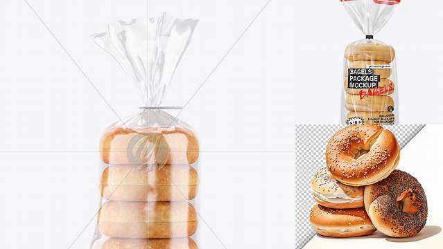 1038+ Bagel Mockup PSD Download