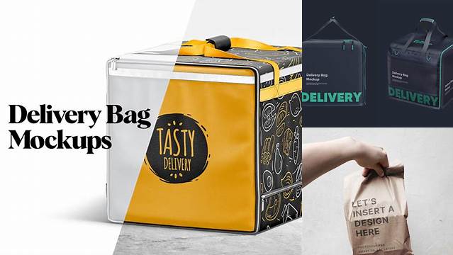 1040+ Delivery Bag Mockup Free Exclusive PSD Design Freebie