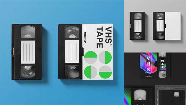 1045+ Vhs Box Mockup Customizable PSD