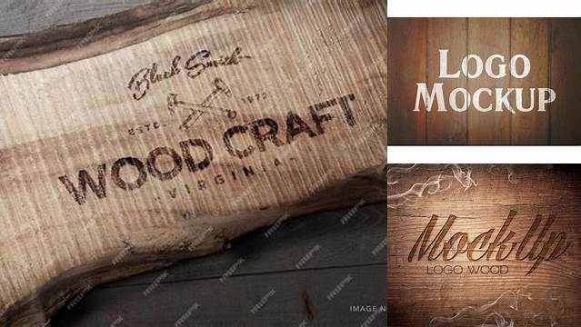 1045+ Wood Burn Mockup Premium PSD Freebie