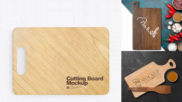 1052+ Cutting Board Mockup Free Digital Download