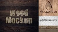 1071+ Wood Mockup Psd Smart PNG Image