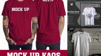 1073+ Mock Up Kaos Polos Depan Belakang Versatile and Modern PSD Mockup