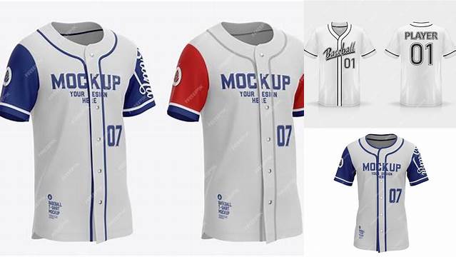 1074+ Baseball T Shirt Mockup Free Versatile Photoshop File