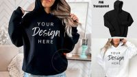 1077+ Gildan Hoodie Mockup Hight Resolution