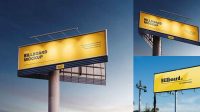 1086+ 14x48 Billboard Mockup Download Free PSD