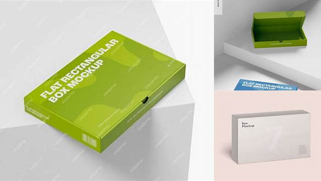 1099+ Flat Rectangle Box Mockup Free Premium PSD Freebie