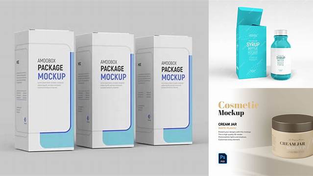 1103+ Pharma Mockup Mockup PSD Free Download