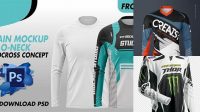 1111+ Mockup Jersey Motocross Cdr For Free Download