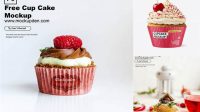 1120+ Cupcake Mockup Free Premium Quality Freebie