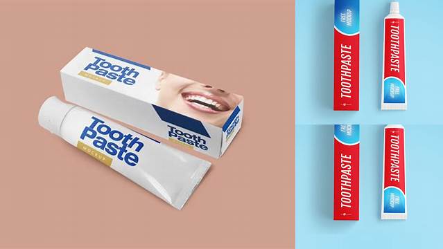 1121+ Toothpaste Mockup Psd Free Best for Showcase