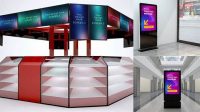 1123+ Kiosk Mockup Free Download Free