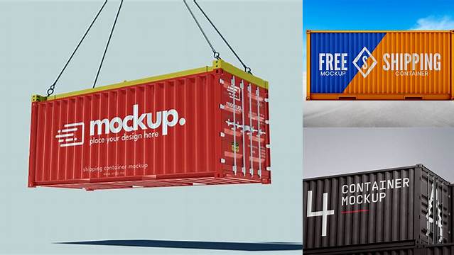 1123+ Shipping Container Mockup For Free Download