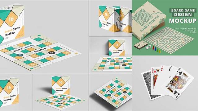 1126+ Board Game Free Mockup Free Editable PSD