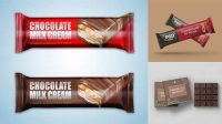 1127+ Mockup Chocolate PSD Free Download