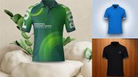 1132+ Long Polo Shirt Mockup Exclusive Free PSD