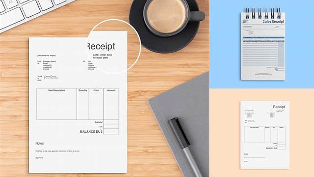 1132+ Receipt Mockup Free Easy Editable