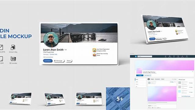 1134+ Linkedin Profile Mockup Best for Showcase