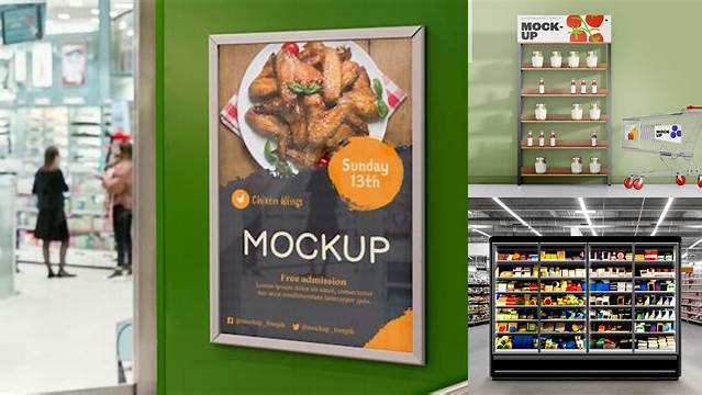 1145+ Supermarket Mockup Free PSD Free Download