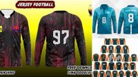 1149+ Mockup Jersey Lengan Panjang Cdr Best for Showcase