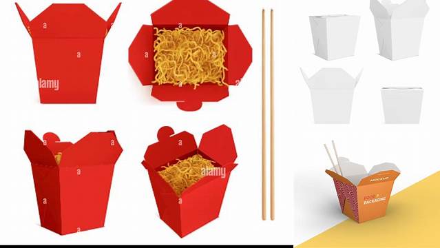 1173+ Wok Box Mockup Free For Free Download