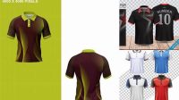 1174+ Template Jersey Polos PSD Download