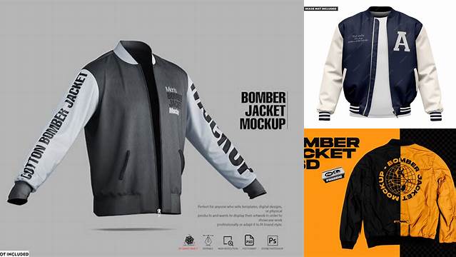 1177+ Mockup Bomber Jacket Psd Creative PSD Resources