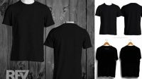 1181+ Mockup Kaos Hitam Polos Depan Belakang Customizable Design Files