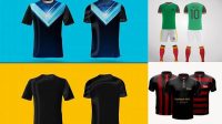 1183+ Template Jersey Bola Cdr Free Graphic Mockup PSD