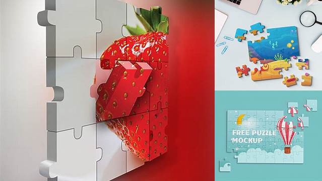 1184+ Puzzle Mockup Free Download Include TIFF