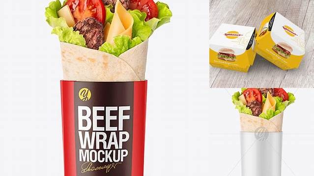 1186+ Kebab Packaging Mockup For Free Download