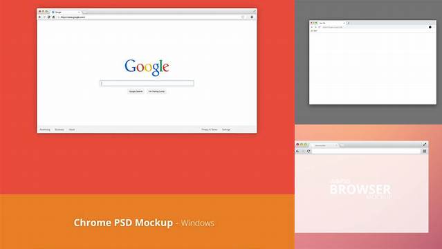 1187+ Chrome Browser Mockup For Free Download