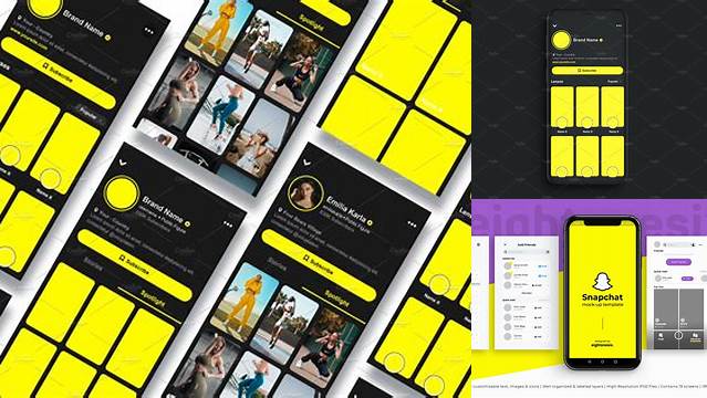 1190+ Snapchat Mockup Generator PSD Free Download