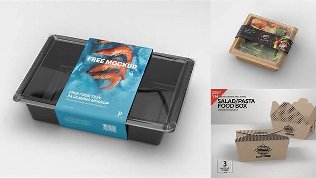 1203+ Mockup Kotak Makanan Easy to Use PSD