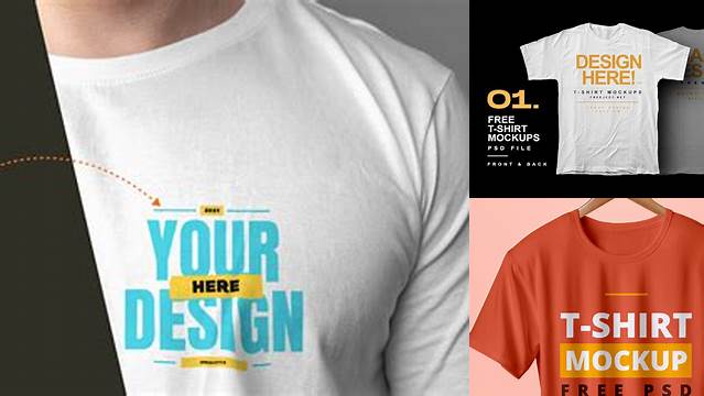 1206+ T-shirt Mockup Generator Free Free PSD