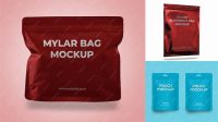 1208+ Mylar Bag Mockup Premium Design Freebie