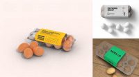 1209+ Egg Box Mockup PSD Download