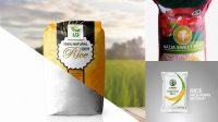 1210+ Bag Of Rice Mockup Smart PNG Image