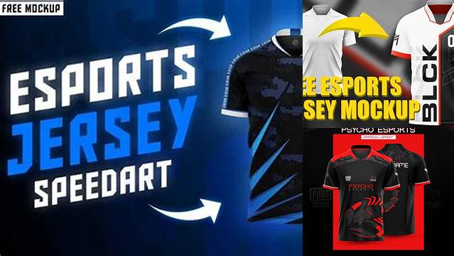 1212+ Free Esports Jersey Mockup Download Free