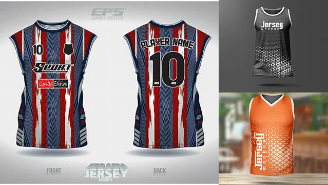 1214+ Sleeveless Jersey Mockup Include TIFF