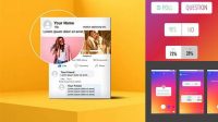 1215+ Instagram Poll Mockup Free Graphic Design Resource