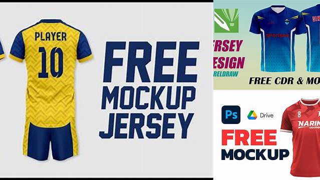 1217+ Free Download Mockup Jersey Cdr Free Photoshop Mockup Design