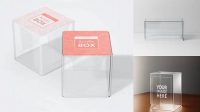 1222+ Acrylic Box Mockup Digital Download